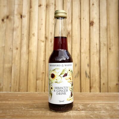 Hibiscus & Ginger Drink, Case of 12 bottles + FREE DELIVERY