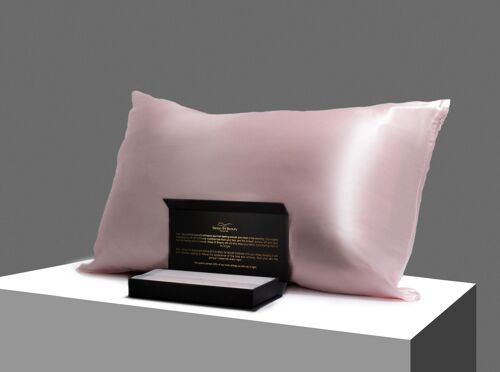 Silk pillowcase 100% Mulberry Silk 22 momme blush pink standard size