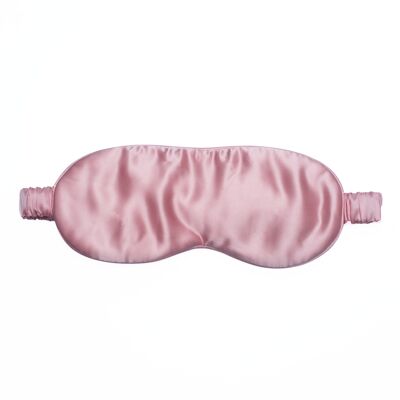 Pink mulberry silk eye mask