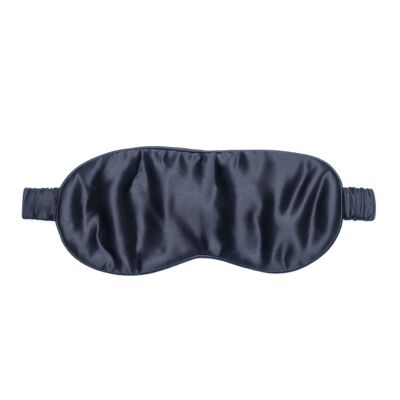 Black mulberry silk eye mask