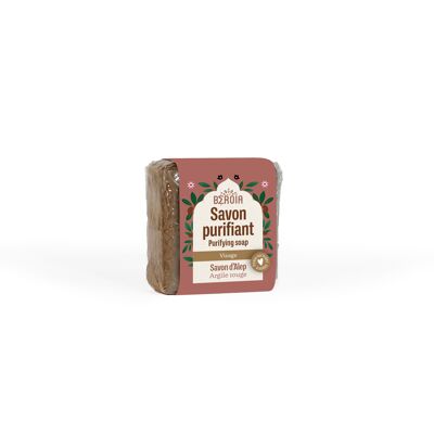 Savon d'Alep à l'argile rouge - 100g