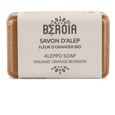 Sapone d'Aleppo ai fiori d'arancio - 100g