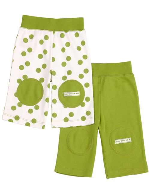 2 Pack Pure Cotton Baby Bottoms - 12-18-mths