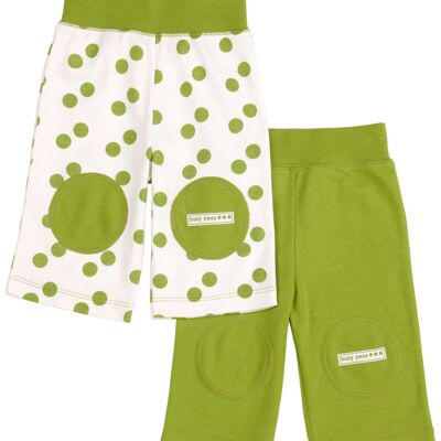 2 Pack Pure Cotton Baby Bottoms - 12-18-mths