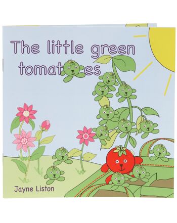 Peluche Tom Tomate et livre d'histoires Les petites tomates vertes 3