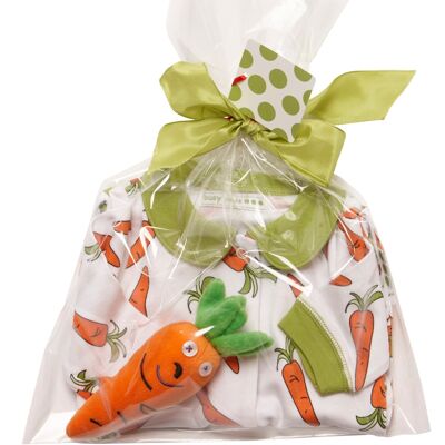 Carrot Print All In One & Carry Carrot Soft Toy – 12–18 Monate