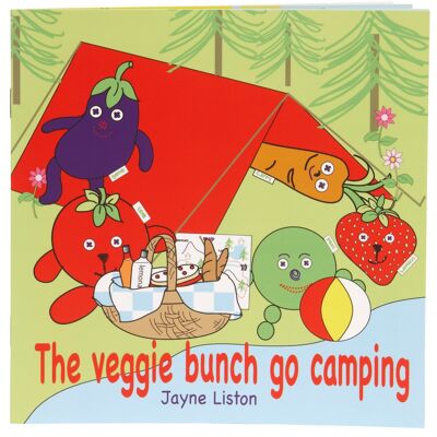 Libro para niños pequeños – The Veggie Bunch Go Camping