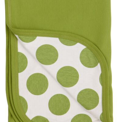 Reversible pure cotton blanket – Pea Print