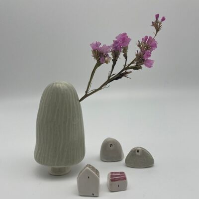 Ceramic tree, dried flower holder, bud vase - Tree 3. 7.5x4cm