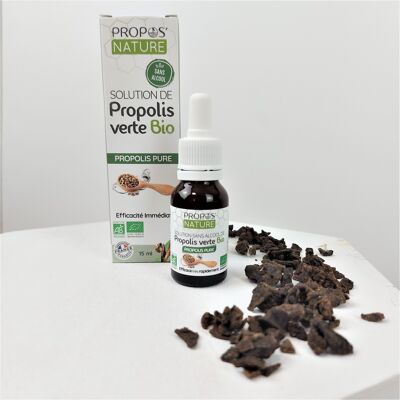 LÖSUNG / EXTRAKT OHNE ALKOHOL FOOD GREEN PROPOLIS 15ml PN *