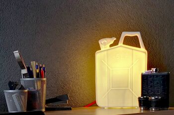 Lampe jerrycan Porseleinen