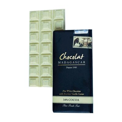 37% White & Vanilla Caviar 85g bar