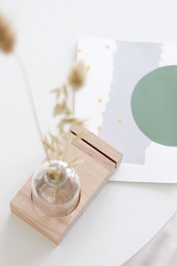 Porte-cartes avec vase et bougie - Hold it + petit 4