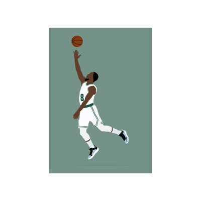 Kemba Walker - Print - Din A3 - ohne Rahmen - ohne Rahmen