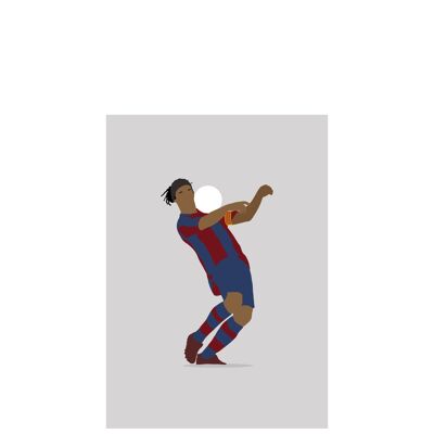 Ronaldinho - Print - Din A3 - ohne Rahmen - ohne Rahmen