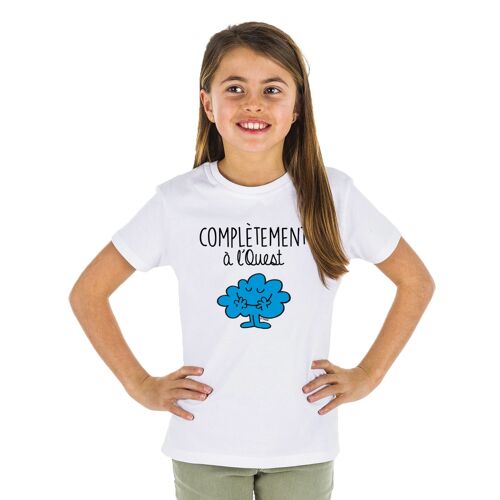 TSHIRT BLANC COMPLÈTEMENT À L'OUEST - Kid Fille