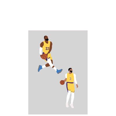 Lakers - Print - Din A3 - ohne Rahmen - ohne Rahmen