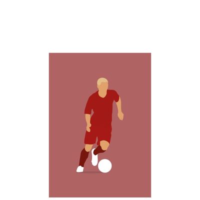 Bastian Schweinsteiger - Print - Din A3 / FC Bayern - ohne Rahmen - ohne Rahmen