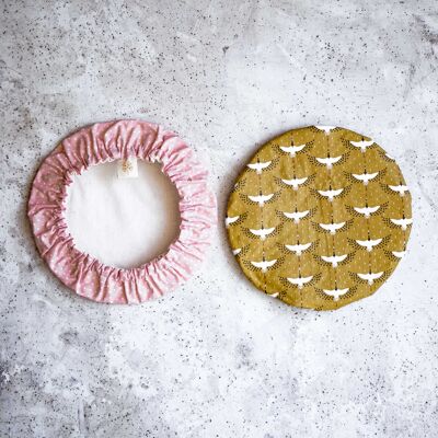Zero Waste - Coppola taglia M - Rosa con pois bianchi