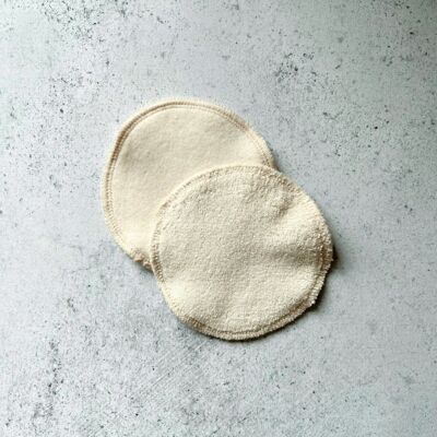 Zero Waste - Round two-sided washable make-up remover wipe in organic cotton