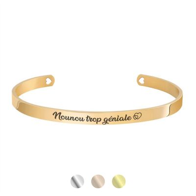 Golden Cuff Bracelet - Super Awesome Nanny