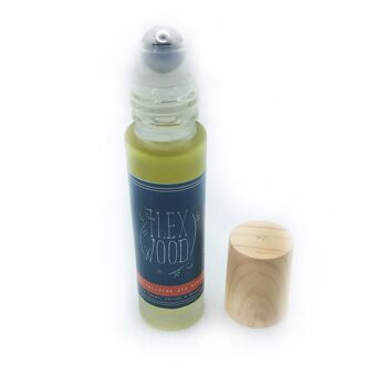 Sérum Revitalisant pour les Yeux au Cacay, au Café et à l'Orange - 10ml. Un sérum anti-âge pour les yeux entièrement naturel à base d'huile de cacay, d'huile de café vert arabica avec de l'encens, de l'eucalyptus, du thym, de la bergamote et de l'orange 2