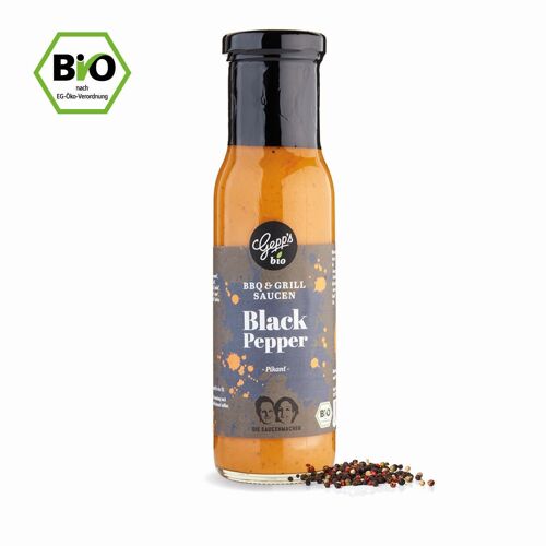 Gepp's BIO BLACK PEPPER SAUCE, 250 ml