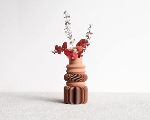 Modular Nu Vase - Terracotta