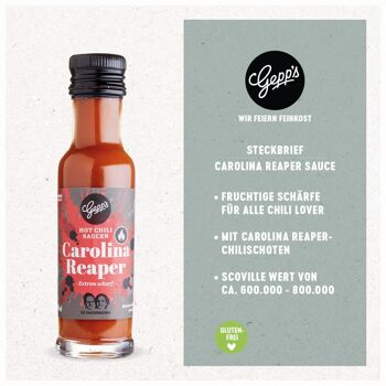 Sauce Gepp's Carolina Reaper 100ml 2