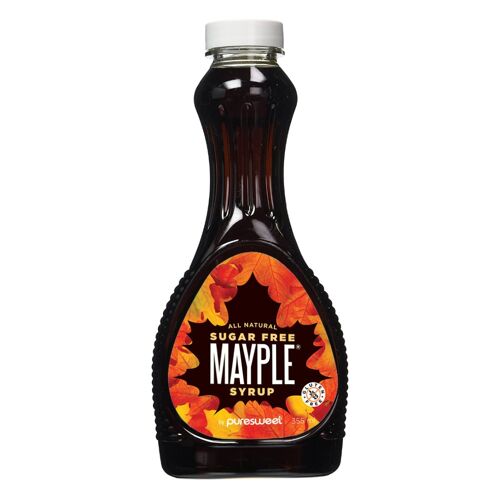 Puresweet Mayple Syrup 355ml, Sugar Free Maple Syrup