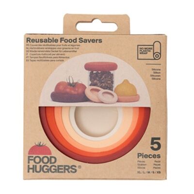 FOOD HUGGERS ® - 5er Set Terra Cotta