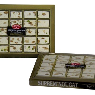 Transparente Box – 25 weiche Nougats – 250 g