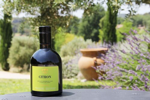 Huile d'olive Citron 50cl bouteille - France / Aromatisée