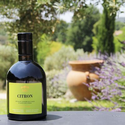 Lemon olive oil 50cl bottle - France / Flavored