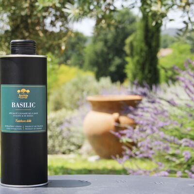 Basilikum-Olivenöl 50cl Dose - Frankreich / Aromatisiert