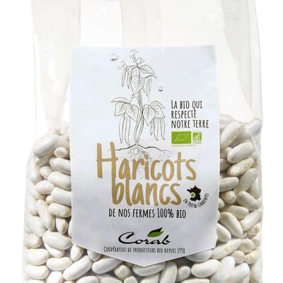 ORGANIC WHITE BEANS 500g - ORIGIN FRANCE