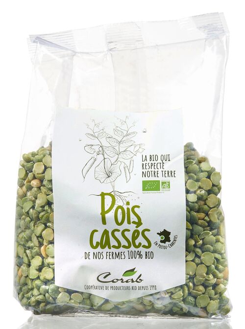 POIS CASSES BIO 500g - ORIGINE FRANCE