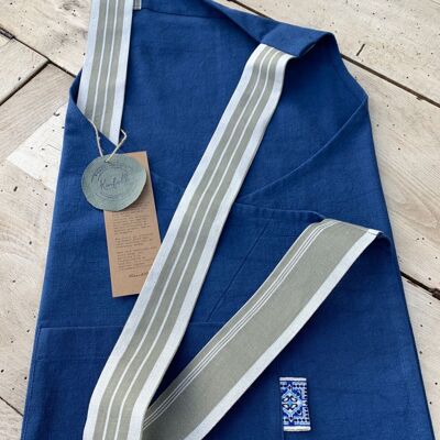 Grembiule giapponese da uomo Royal Blue