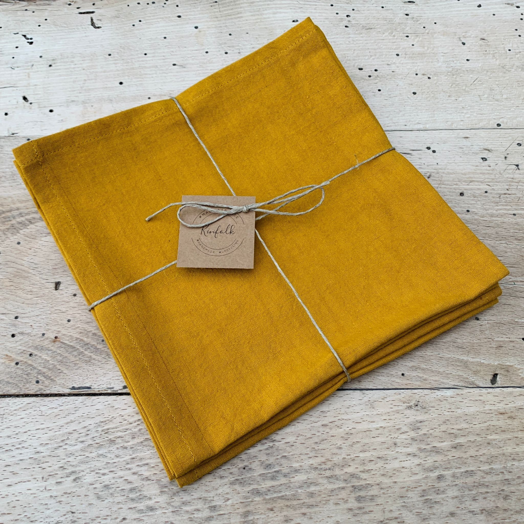 4 tovaglioli alla curcuma