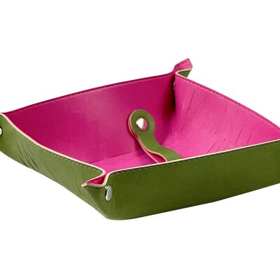 2-IN-1 glasses case & tray PINK/OLIVE