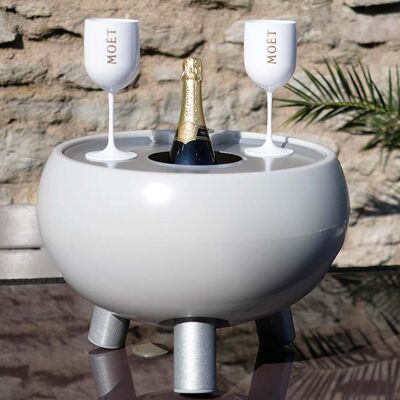 Drinks Cooler – Short + Champagne Tray / Colour: Moon Grey