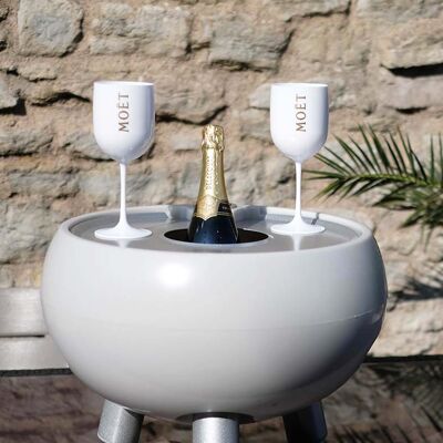 Drinks Cooler – Short + Champagne Tray / Colour: Moon Grey