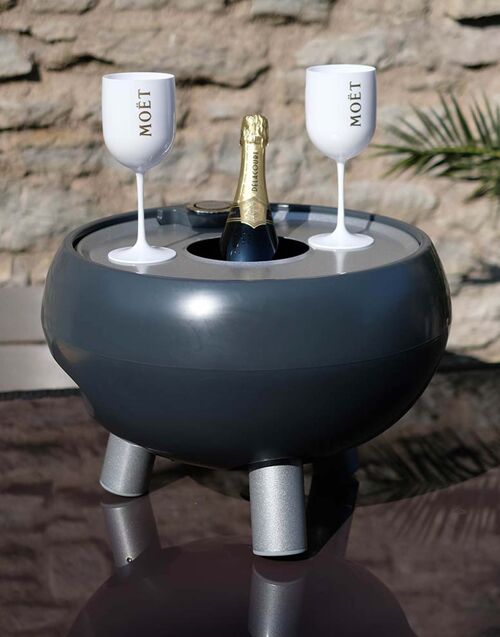 Drinks Cooler – Short + Champagne Tray / Colour: Charcoal