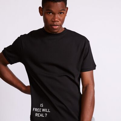 T-shirt ample pour hommes 'Le libre arbitre est-il réel ou juste une illusion ?'