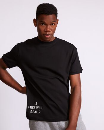 T-shirt ample pour hommes 'Le libre arbitre est-il réel ou juste une illusion ?' 1