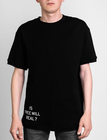 T-shirt ample pour hommes 'Le libre arbitre est-il réel ou juste une illusion ?' 2