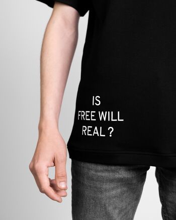 T-shirt ample pour hommes 'Le libre arbitre est-il réel ou juste une illusion ?' 4