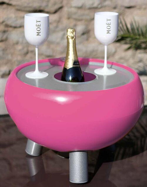 Drinks Cooler – Short + Champagne Tray / Colour: Peony