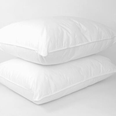 The Sandbanks | Cool Night Pillow | Luxury Hotel Quality Pillow | Medium to Firm | Handmade in Britain - Single