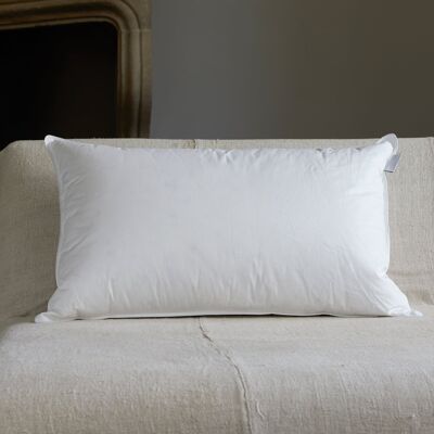 The Mayfair | Duck Feather & Down Pillow | Luxury Hotel Quality Pillow | Medium to Firm | Handmade in Britain - Single